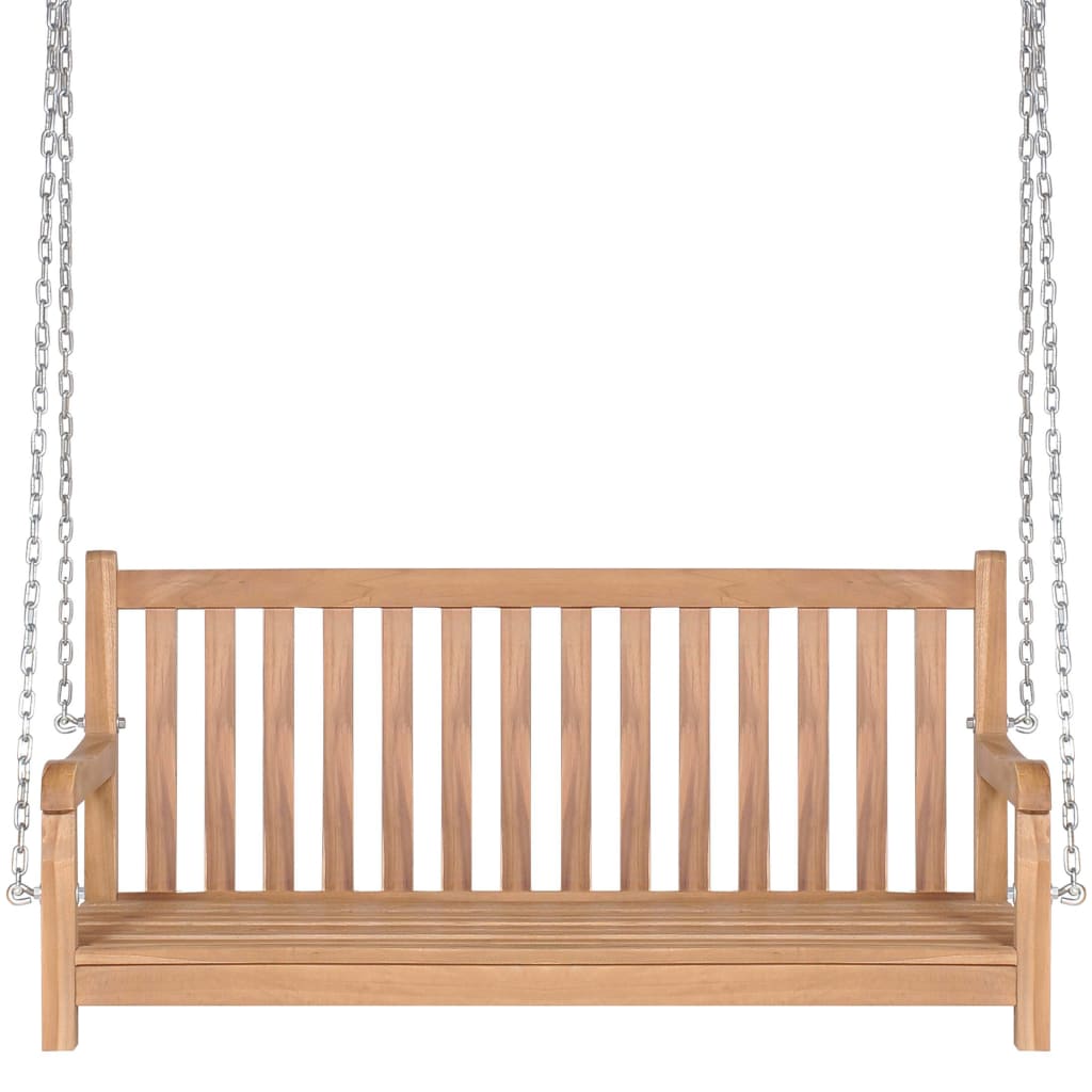 Swing Bench Solid Teak  Brown