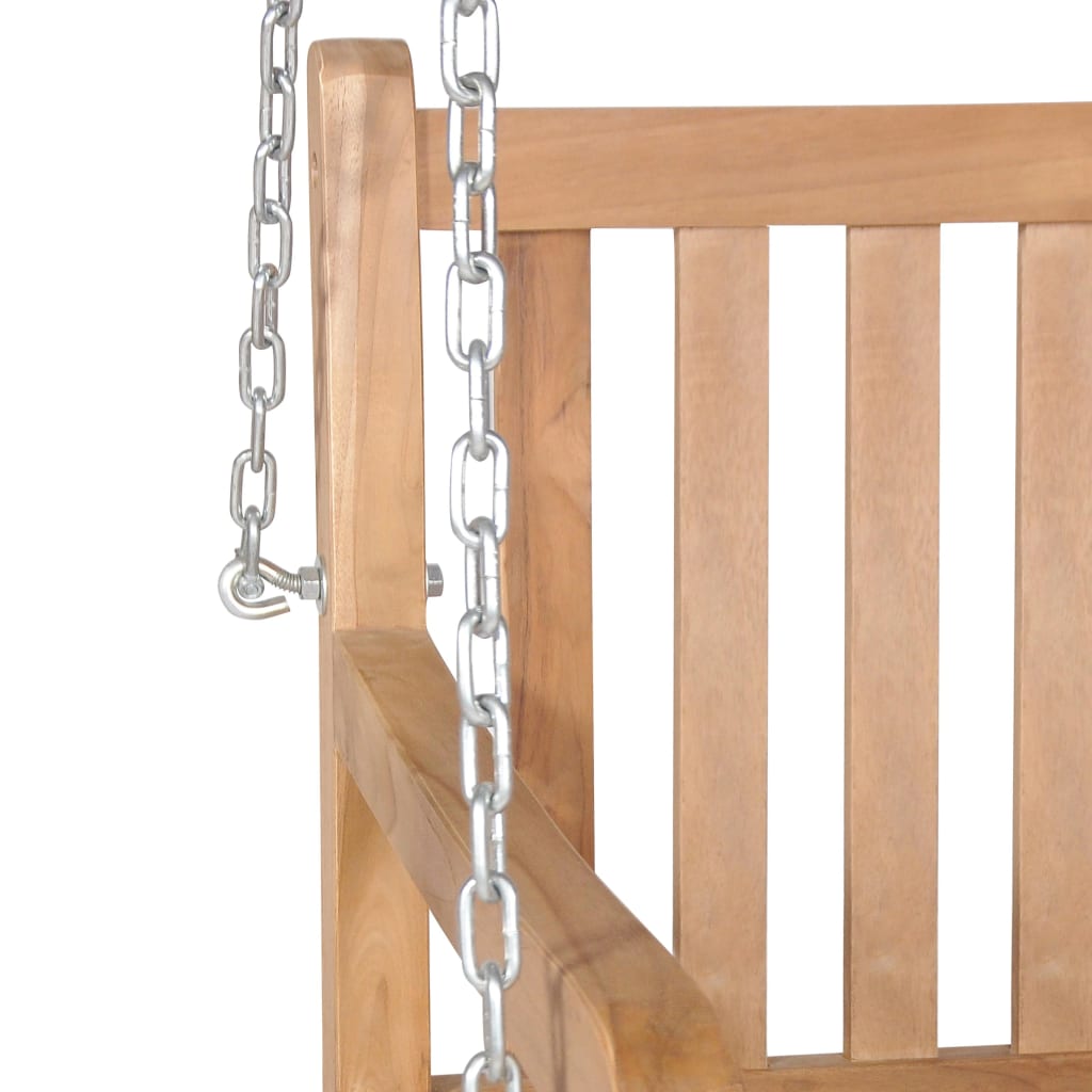 Swing Bench Solid Teak  Brown