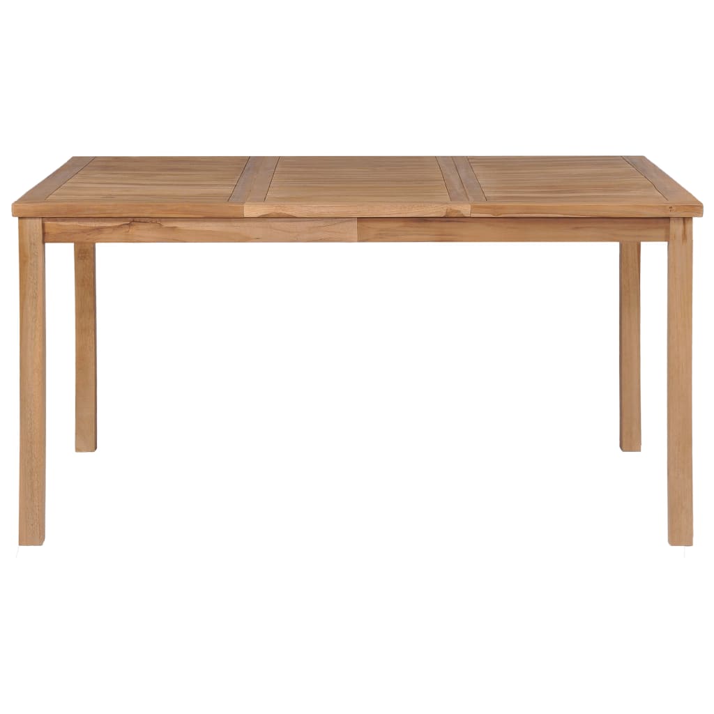 Garden Table Solid Teak Wood - 5×5cm