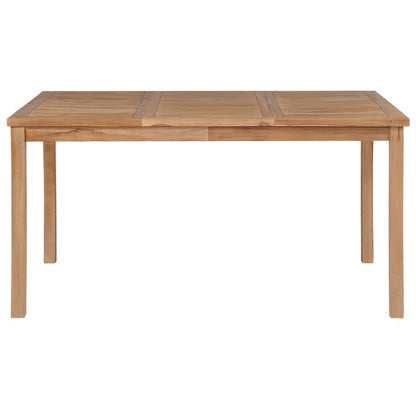 Garden Table Solid Teak Wood - 5×5cm