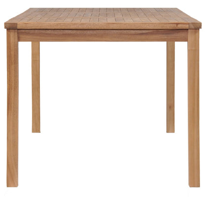Garden Table Solid Teak Wood - 5×5cm