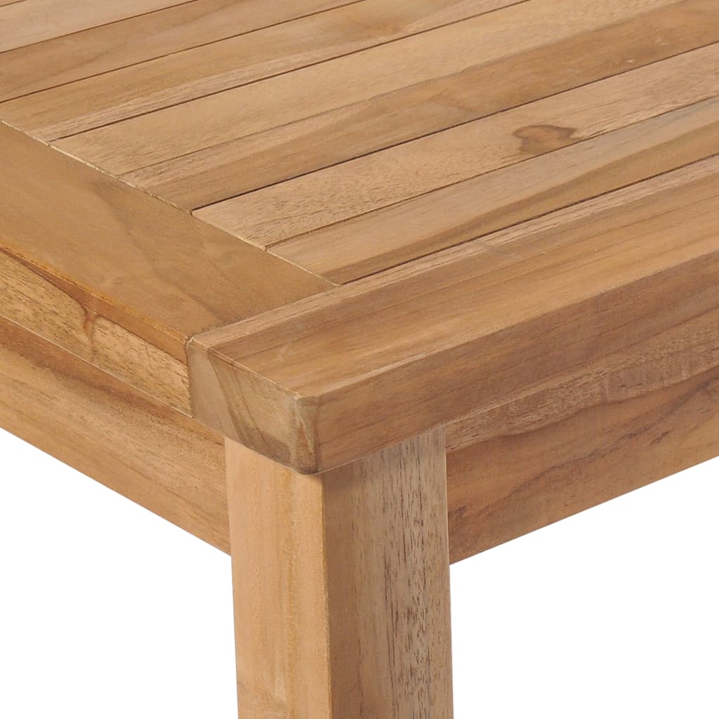 Garden Table Solid Teak Wood - 5×5cm