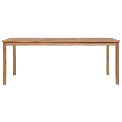 Garden Table Solid Teak Wood - Natural