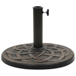 Parasol Base Round Polyresin 19 kg Bronze