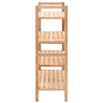 Shoe Rack Solid Walnut Wood