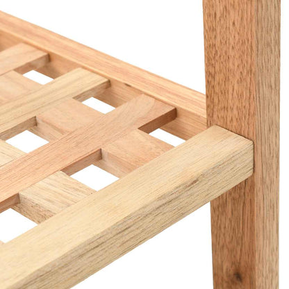 Walnut Shoe Rack Storage 69x26x81cm