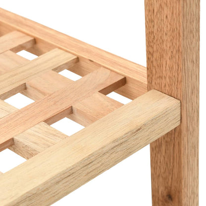 Shoe Rack Solid Walnut Wood