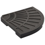 Umbrella Weight Plate Black Fan-shaped 20 kg