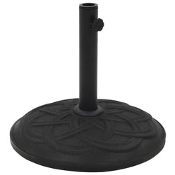 Parasol Base Black Concrete Round 15 kg