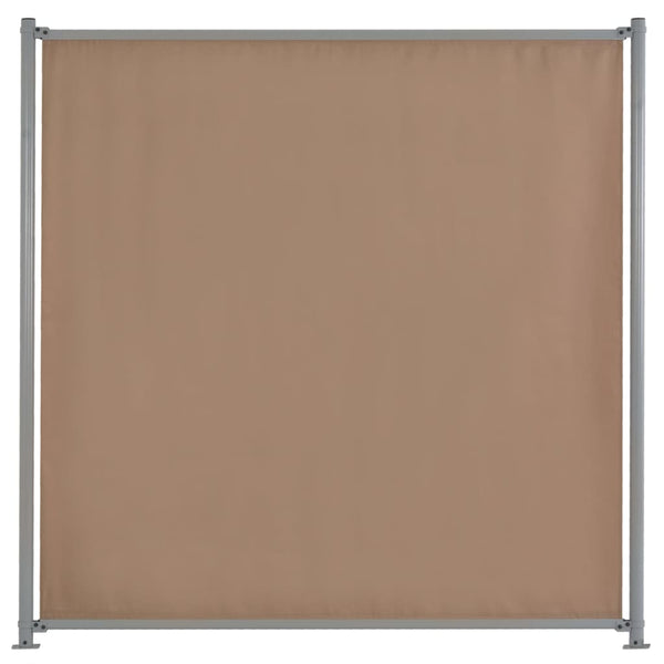  Fence Panel with 2 Posts Fabric  Taupe