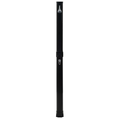 Foldable Solar Shower Black 214 cm 23 L