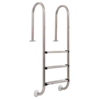 Pool Ladder 3 Steps Stainless Steel 120 cm