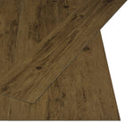 Self-adhesive Flooring Planks 4.46 mÃ‚Â² 3 mm PVC Natural Brown