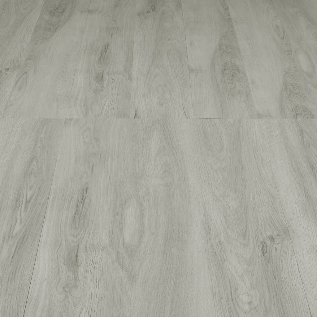 Self-adhesive Flooring Planks 4.46 mÃ‚Â² 3 mm PVC Light Grey