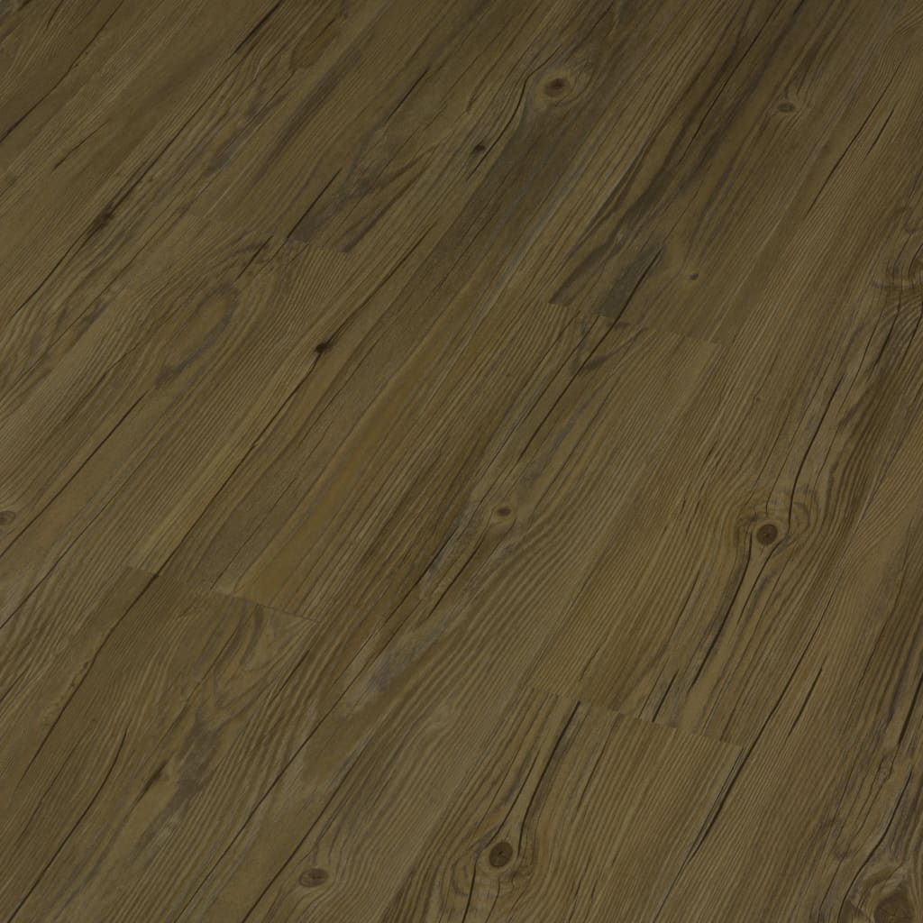Self-adhesive Flooring Planks 4.46 mÃ‚Â² 3 mm PVC Brown
