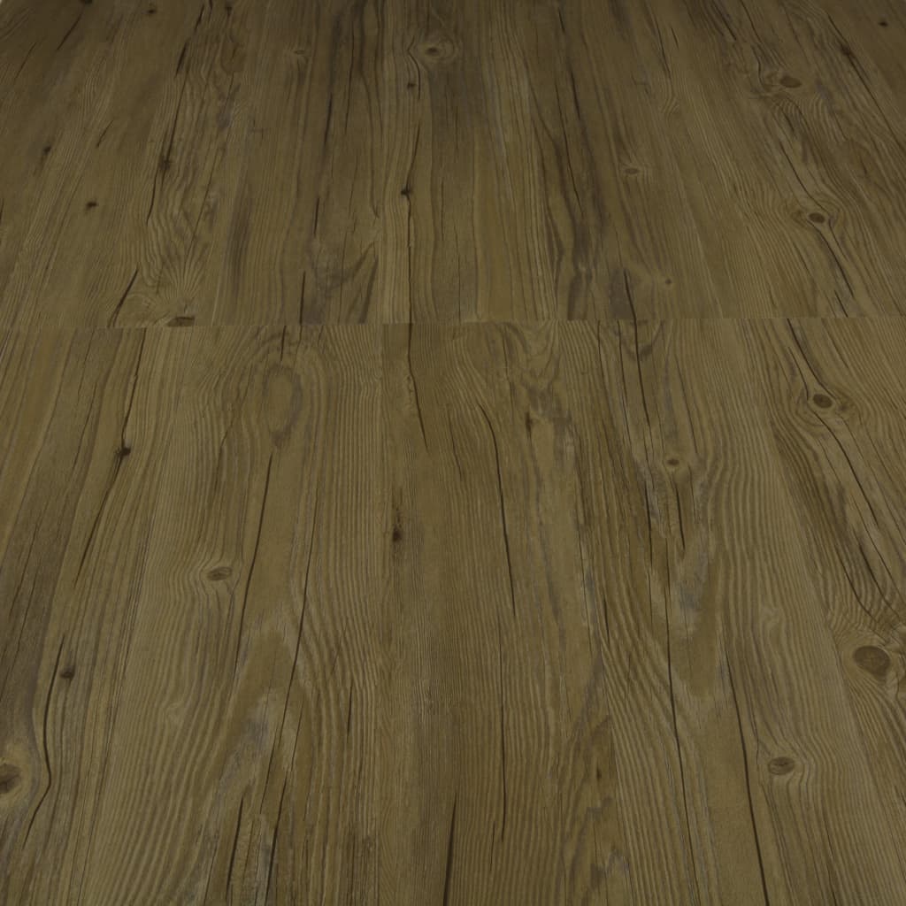 Self-adhesive Flooring Planks 4.46 mÃ‚Â² 3 mm PVC Brown