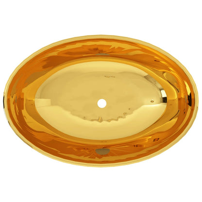Wash Basin Ceramic Gold S