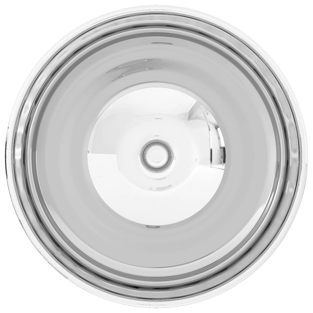 Wash Basin Ceramic Silver