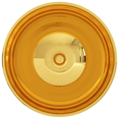 Wash Basin Ceramic Gold