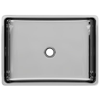 Wash Basin Ceramic - Silver