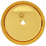 Wash Basin Ceramic {Gold}