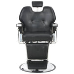 Barber Black Leather Salon Chair