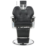 Barber Black Leather Salon Chair