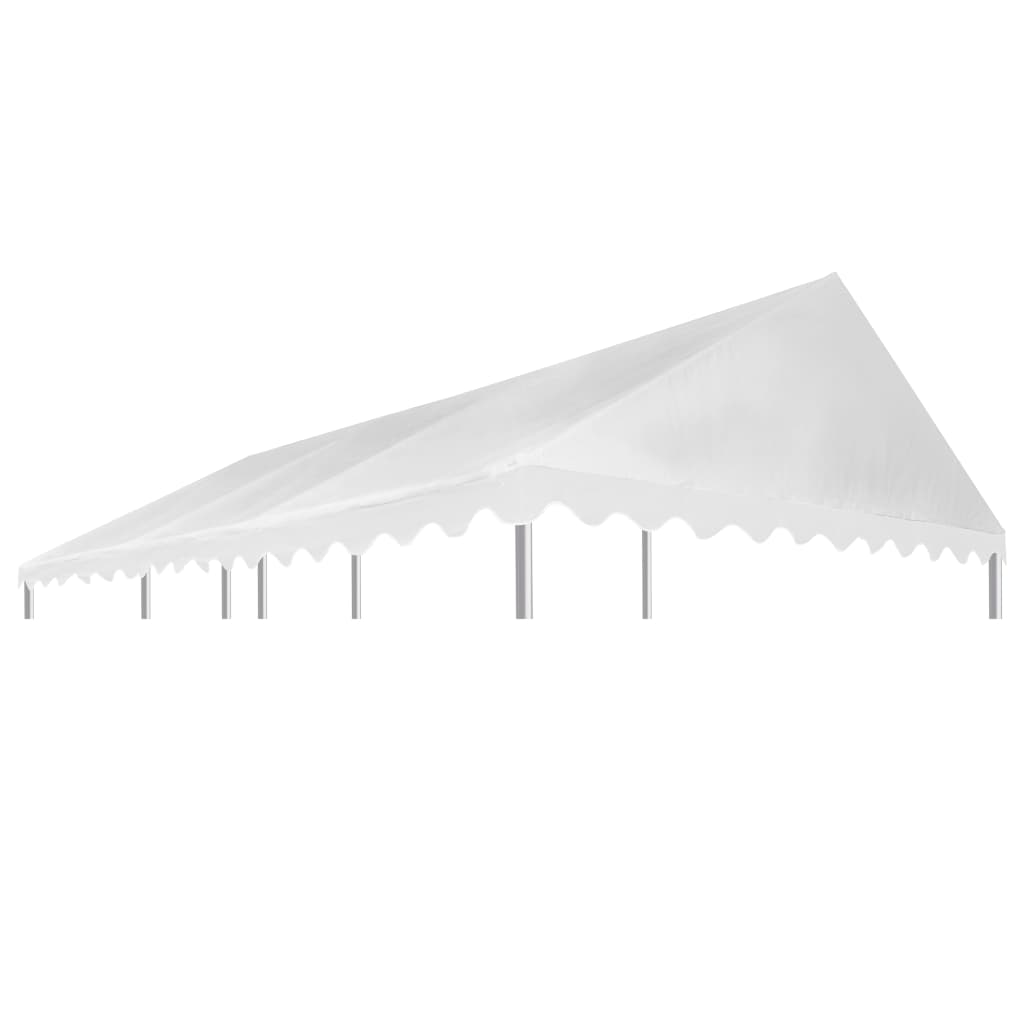 Gazebo Top Cover PVC White - 6×3m