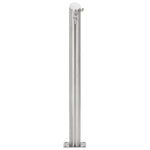 Garden Water Column Stainless Steel Round 95 cm
