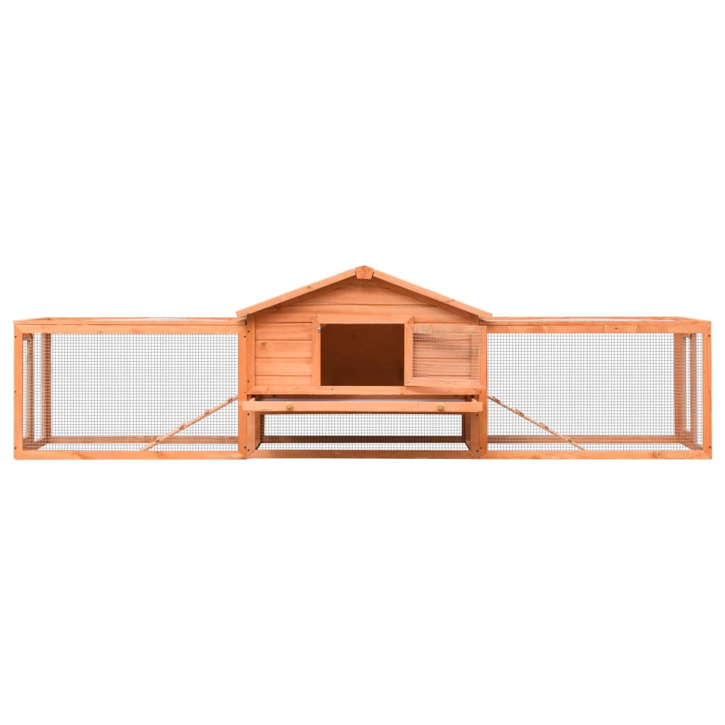 Rabbit Hutch Solid Pine & Fir Wood S