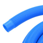 Pool Hose with Clamps Blue 38 mm 6 m