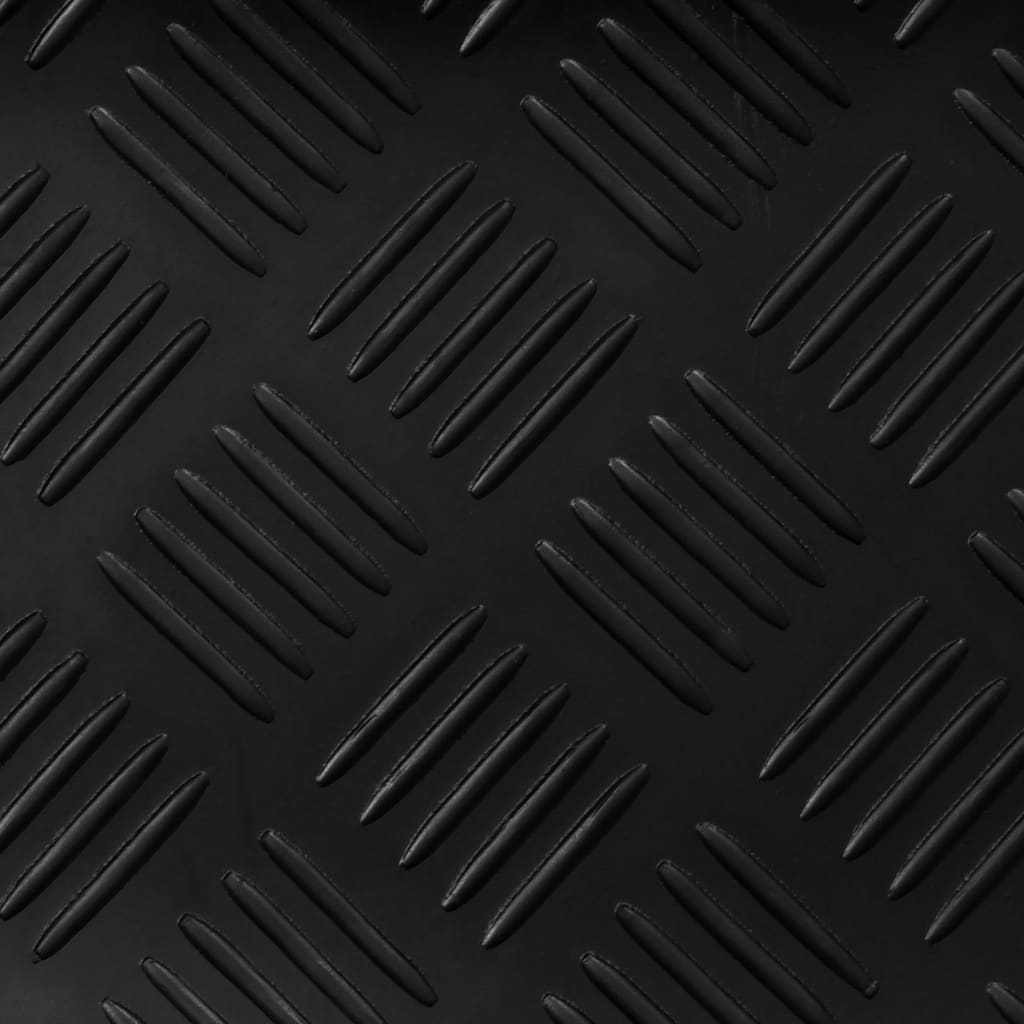 Floor Mat Anti-Slip Rubber 3 mm Check M