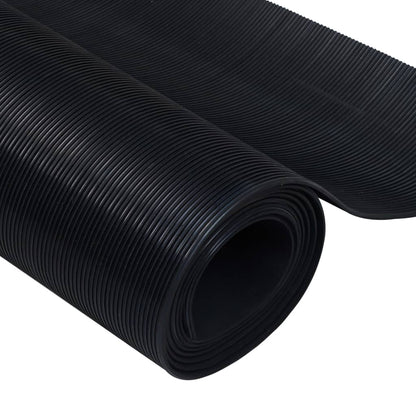 Floor Mat Anti-Slip Rubber 3 mm Fine Rib S