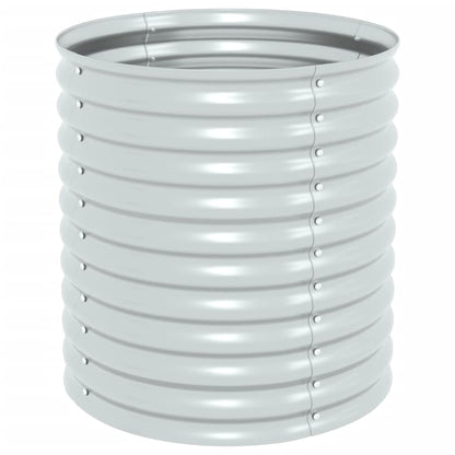 Garden Planter Galvanised Steel -Silver