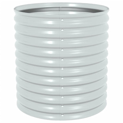 Garden Planter Galvanised Steel -Silver