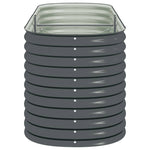 Garden Planter  Galvanised Steel-Grey