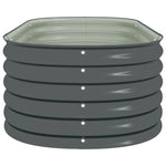 Garden Planter  Galvanised Steel Grey