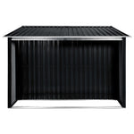 Garden Shed with Sliding Doors Steel (Anthracite)