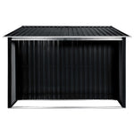 Garden Shed with Sliding Doors Steel (Anthracite)