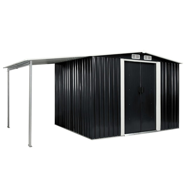  Garden Shed with Sliding Doors Steel