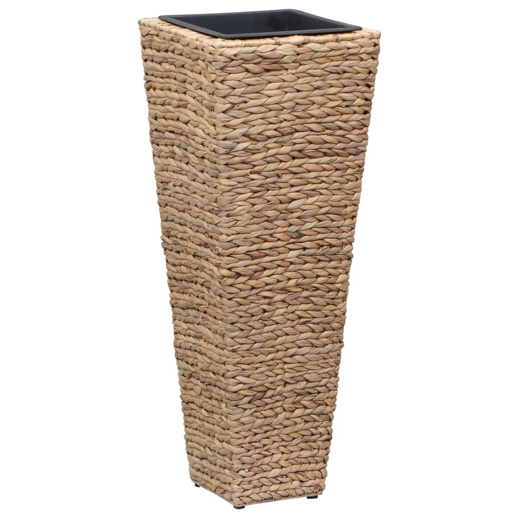 Garden Planters 3 pcs Water Hyacinth Brown - 30×30×80cm