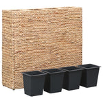 Garden Planter with 4 Pots Water Hyacinth