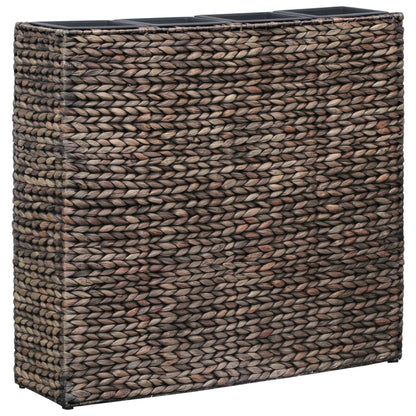 Garden Planter with 4 Pots Water Hyacinth Brown