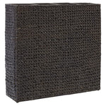 Garden Planter with 4 Pots Water Hyacinth Black
