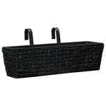 Garden Planters 2 pcs Water Hyacinth Black