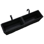 Garden Planters 2 pcs Water Hyacinth Black