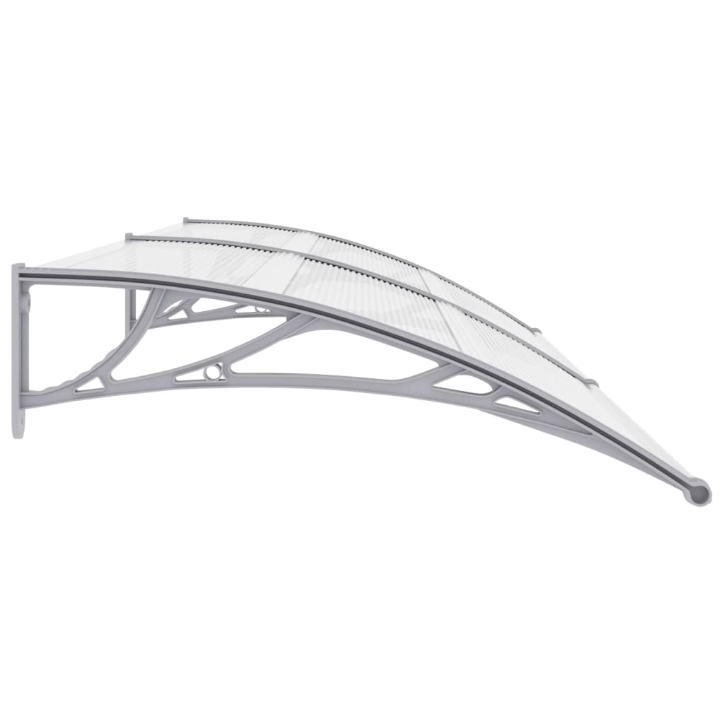 Door Canopy Grey Plastic - 240×100cm