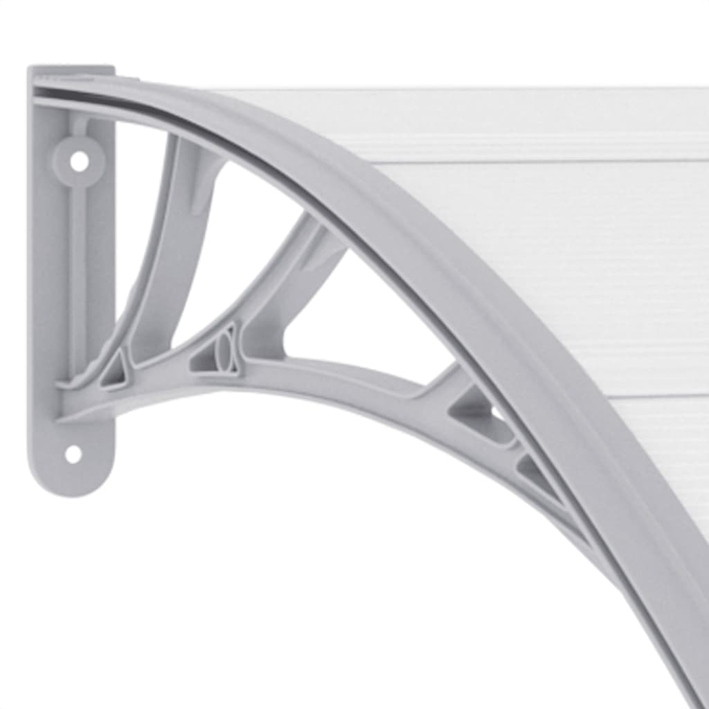 Door Canopy Grey Plastic - 240×100cm