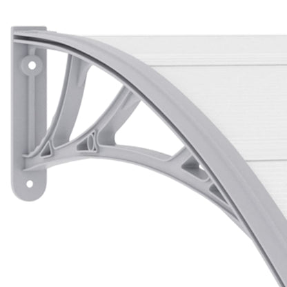 Door Canopy Grey Plastic - 300×100cm