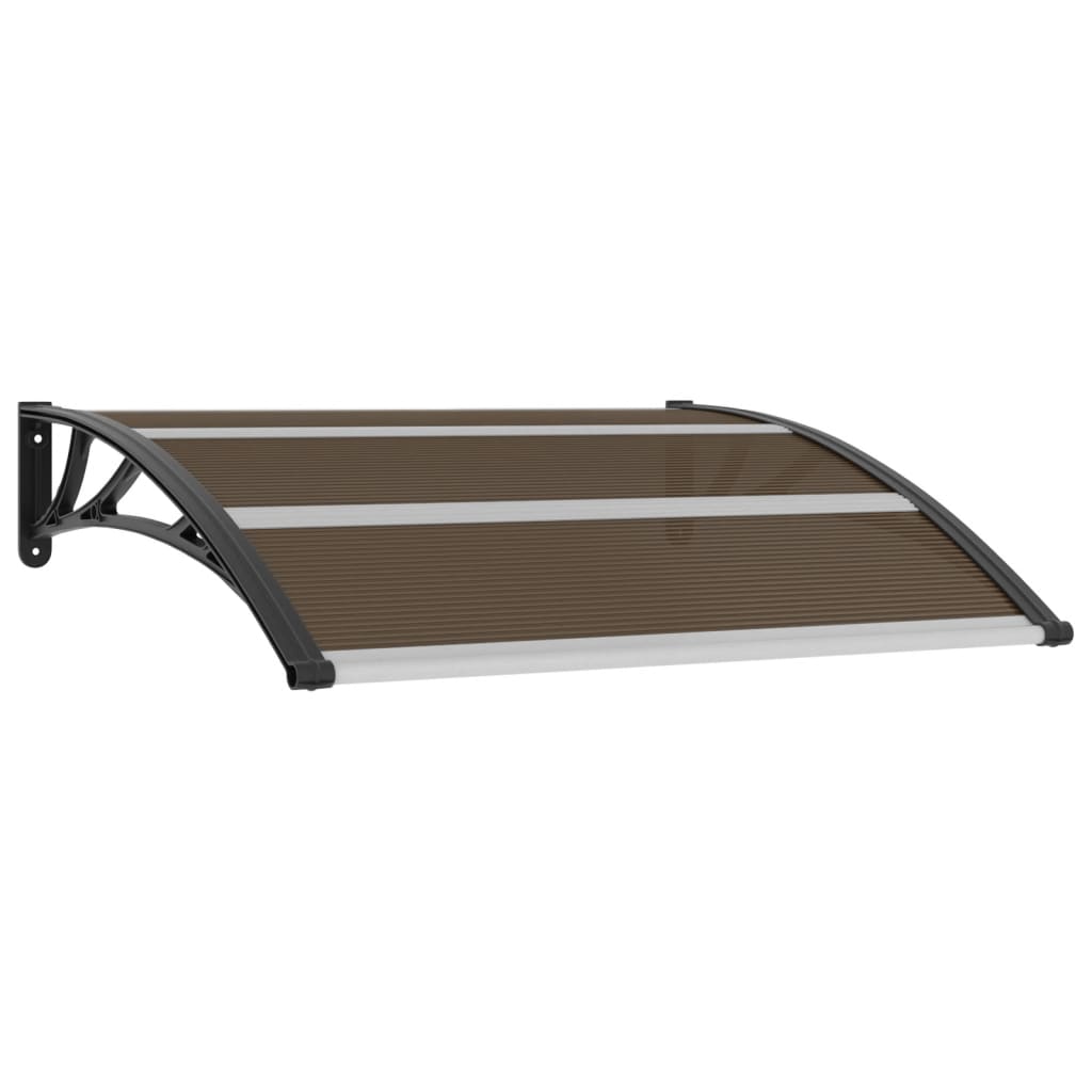 Door Canopy - Black  Plastic